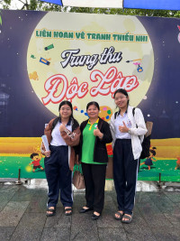 Liên đội Trường THCS Mỹ Phước tham gia Liên hoan Vẽ tranh thiếu nhi chủ đề “Trung thu độc lập”