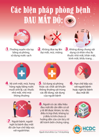 PHÒNG, CHỐNG BỆNH ĐAU MẮT ĐỎ
