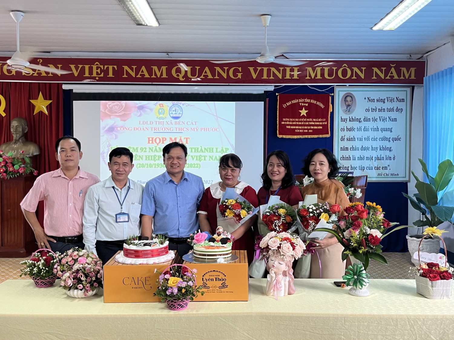 Trường THCS Mỹ Phước tổ chức hoạt động kỷ niệm Ngày Phụ nữ Việt Nam 20 10 năm học 2022 2023 (5)