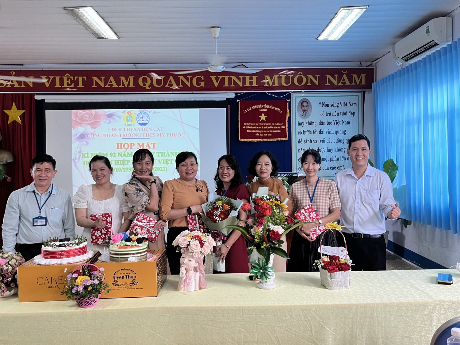 Trường THCS Mỹ Phước tổ chức hoạt động kỷ niệm Ngày Phụ nữ Việt Nam 20 10 năm học 2022 2023 (7)