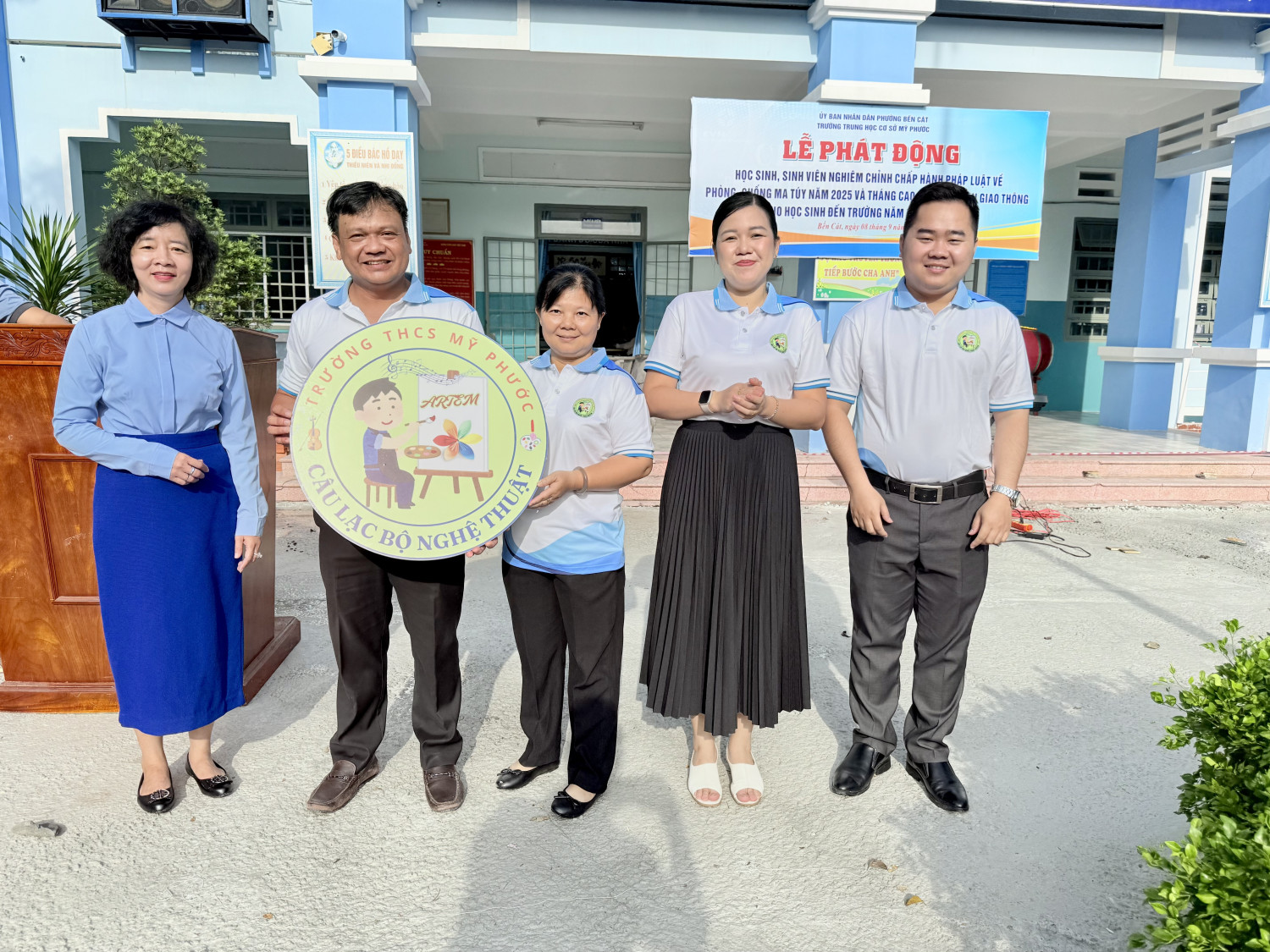 Trường THCS Mỹ Phước tổ chức chuyên đề Ôn lại truyền thống Nhà trường và ra mắt CLB Nghệ thuật